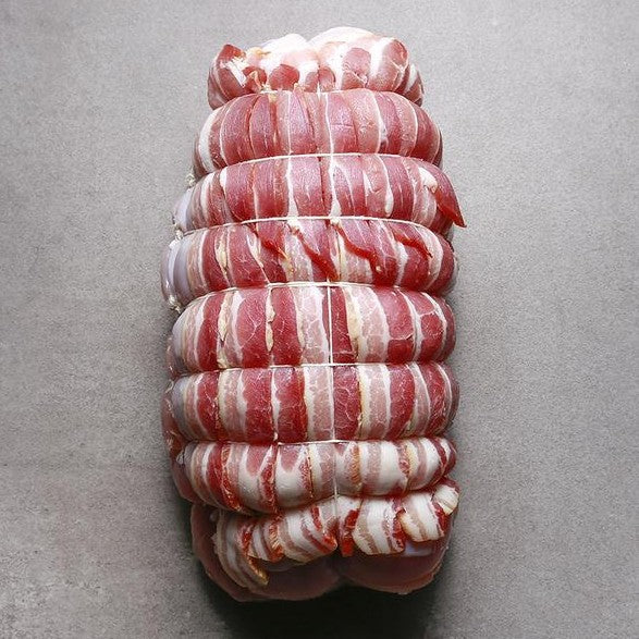 Boneless Free Range Turkey Breast Wrapped in Bacon