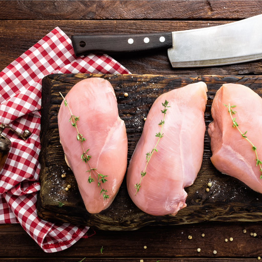 chicken breast fillets from Holwood farm shop