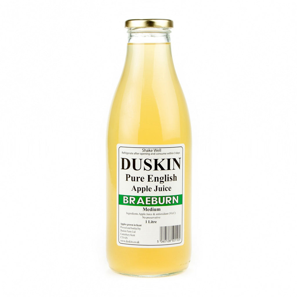 Duskin braeburn apple juice from holwood farm shop keston kent